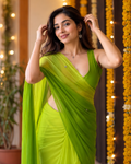 Sage Glow Saree