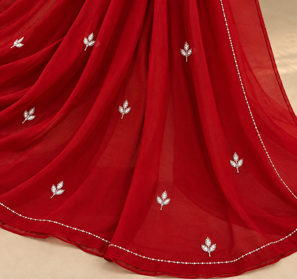 Red Grace Saree