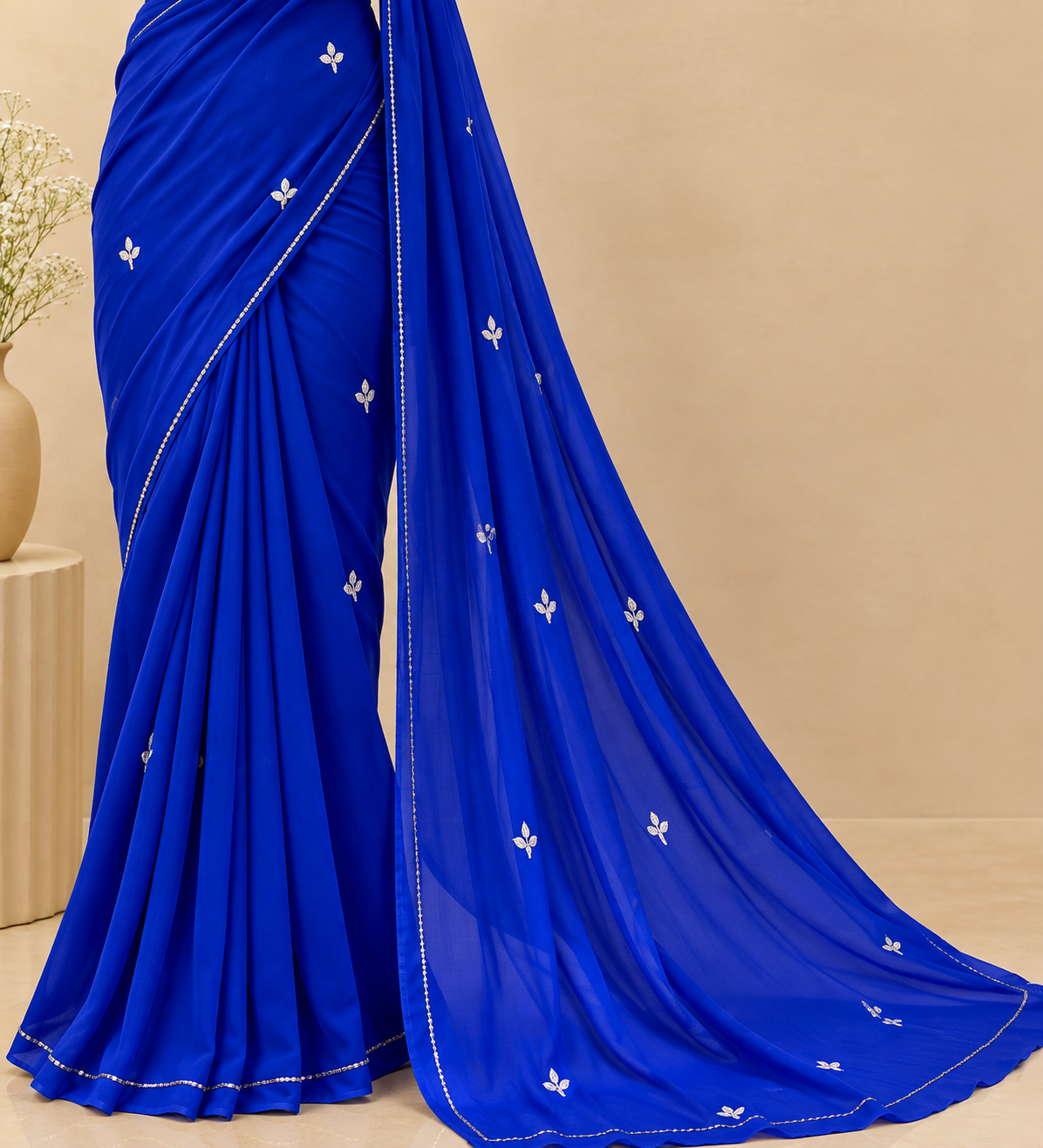 Dreamy Blue Saree