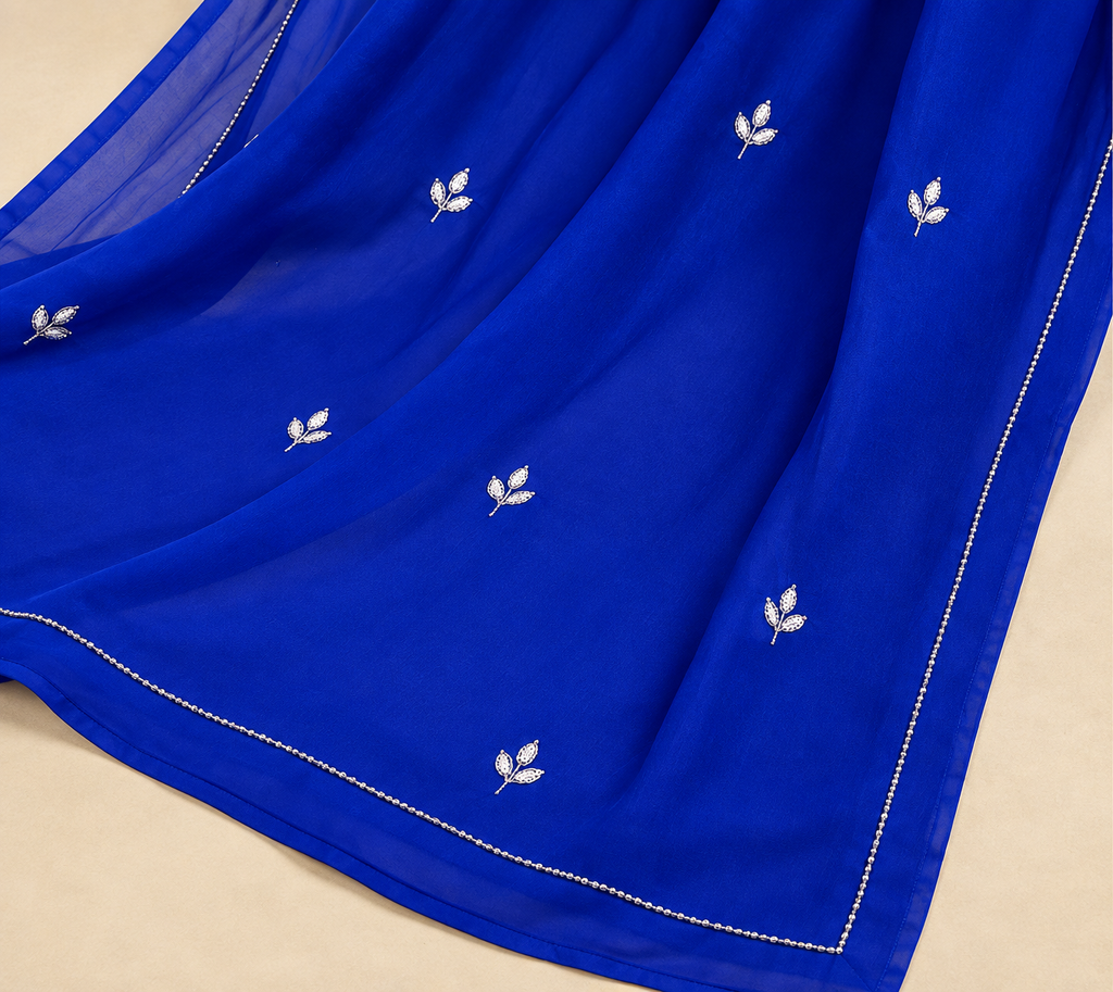 Dreamy Blue Saree