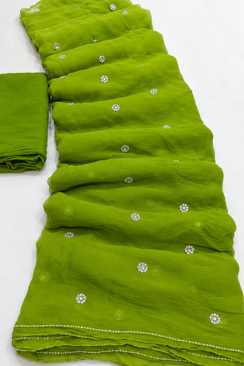 Sage Glow Saree