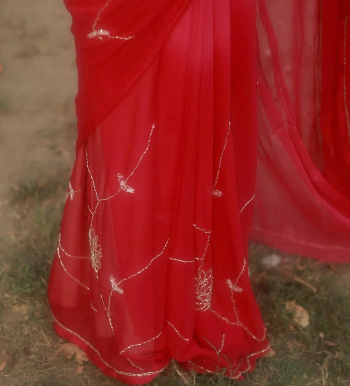Rose Radiance Saree