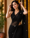 Midnight Grace Saree