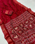Patola Sparsh Mirror Work Saree