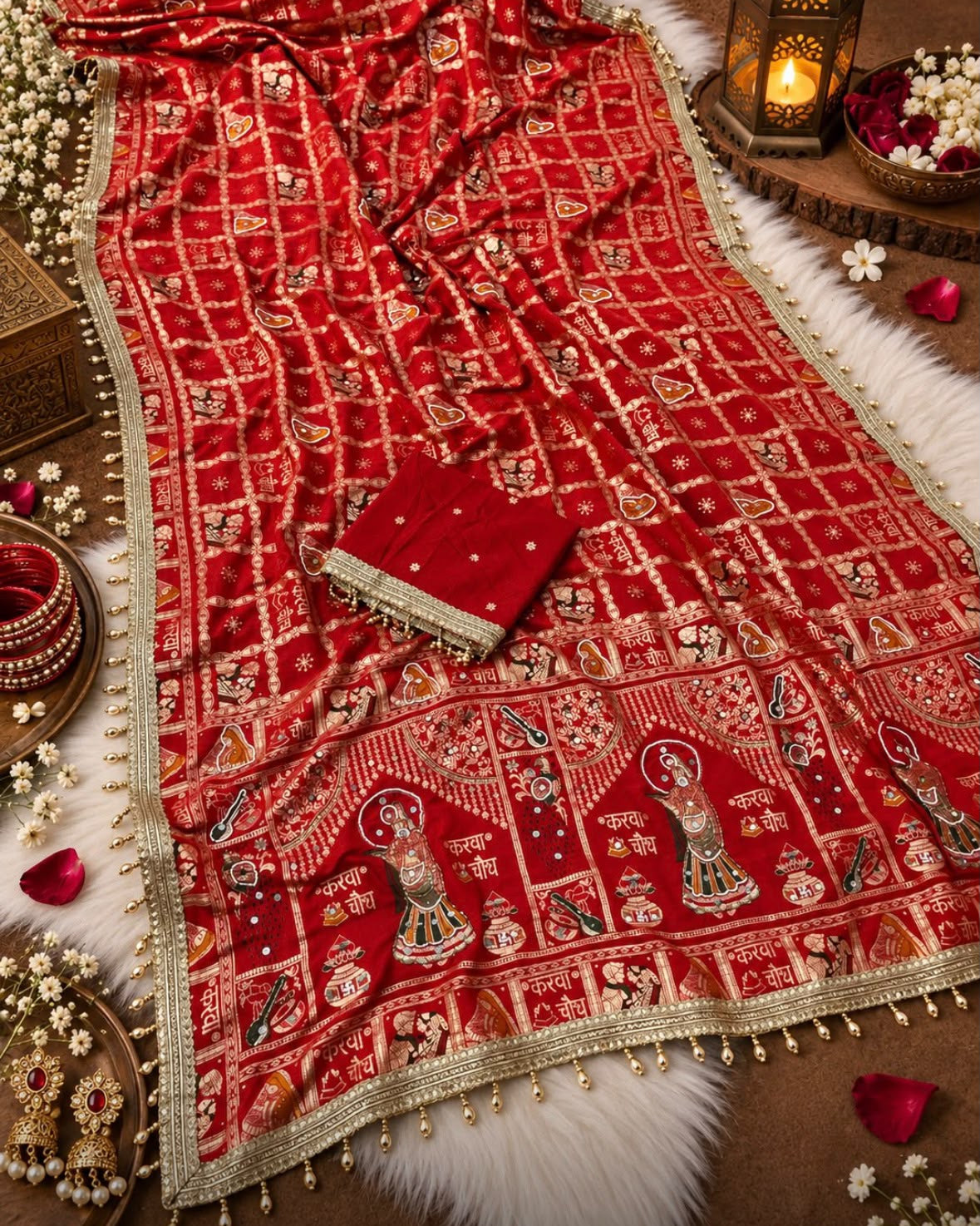 Suhagan Noor Saree