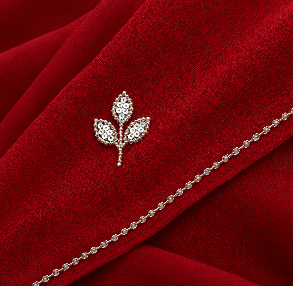 Red Grace Saree